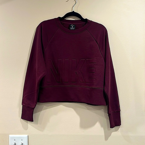 🔥NWOT Nike Maroon Crewneck Sweatshirt🔥 - Picture 1 of 6